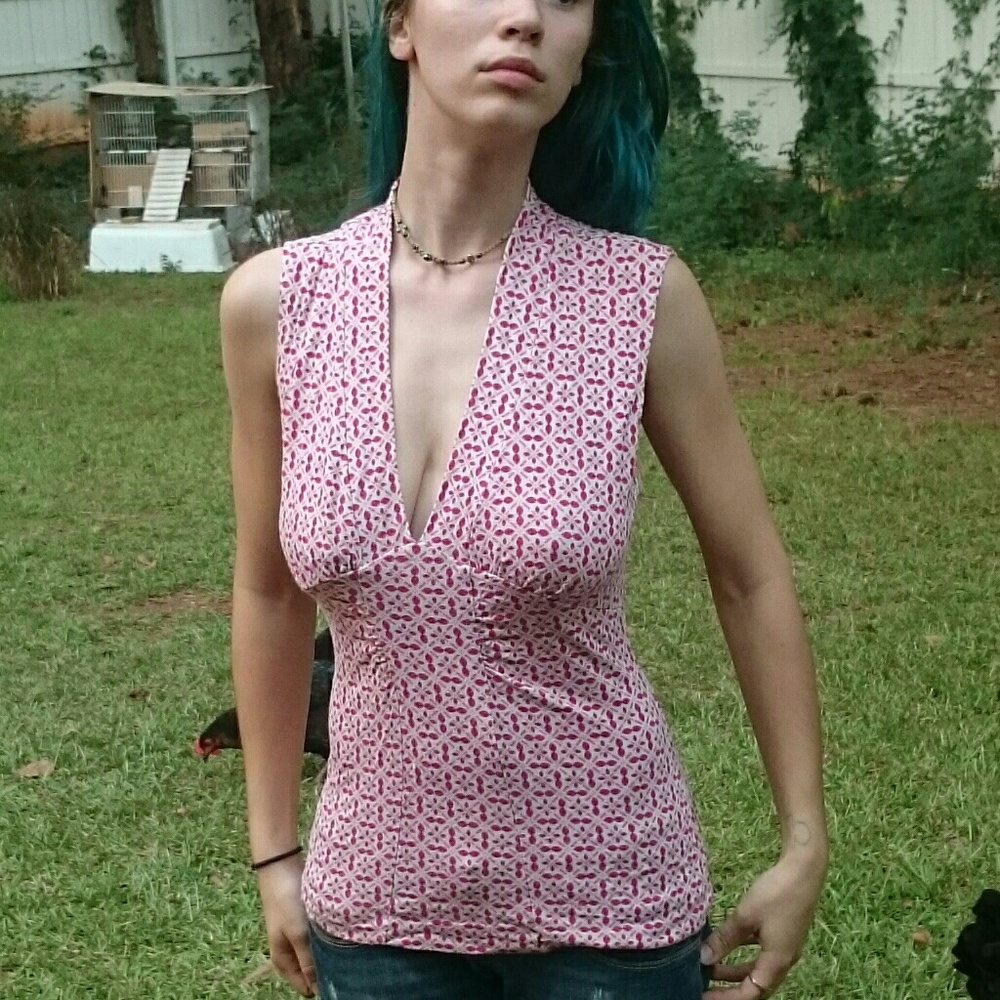 Scrunched Flowerburst Top